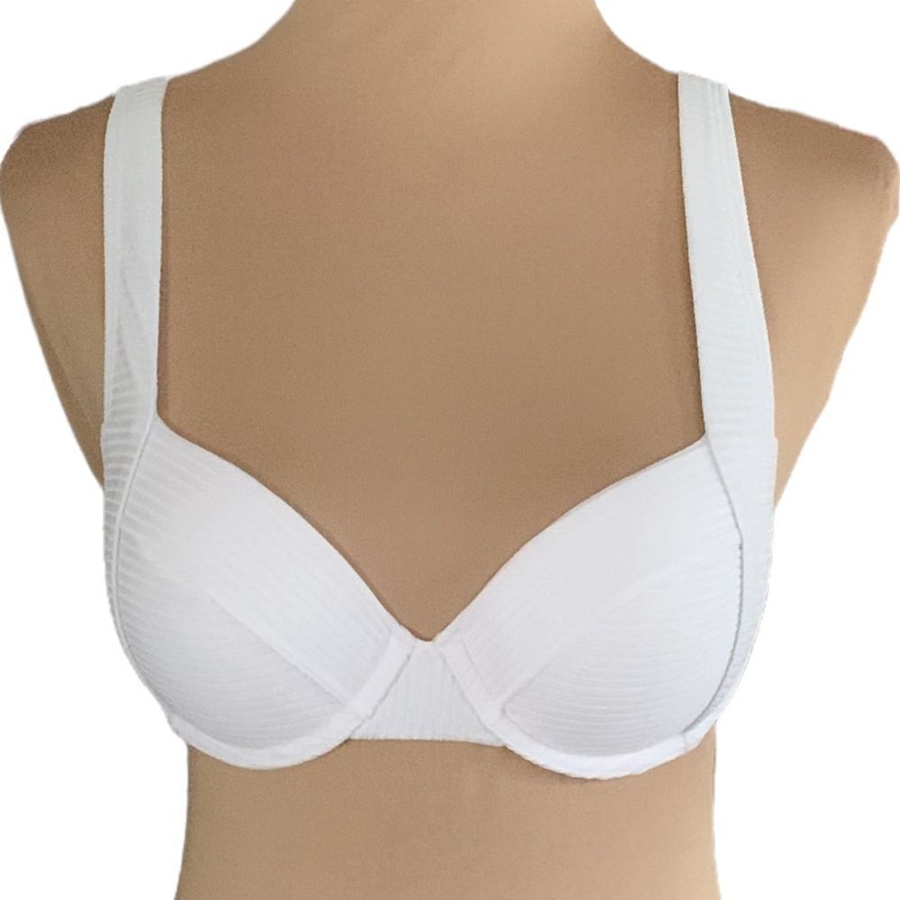 White push up bikini tops Size S